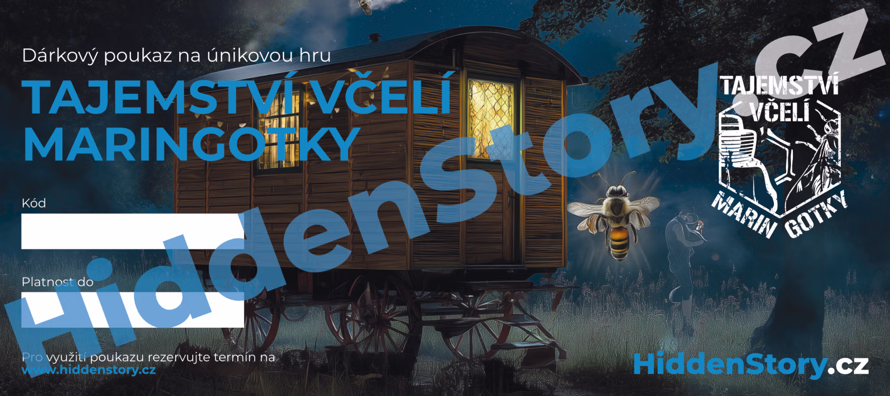 Dárkový poukaz Tajemství maringotky